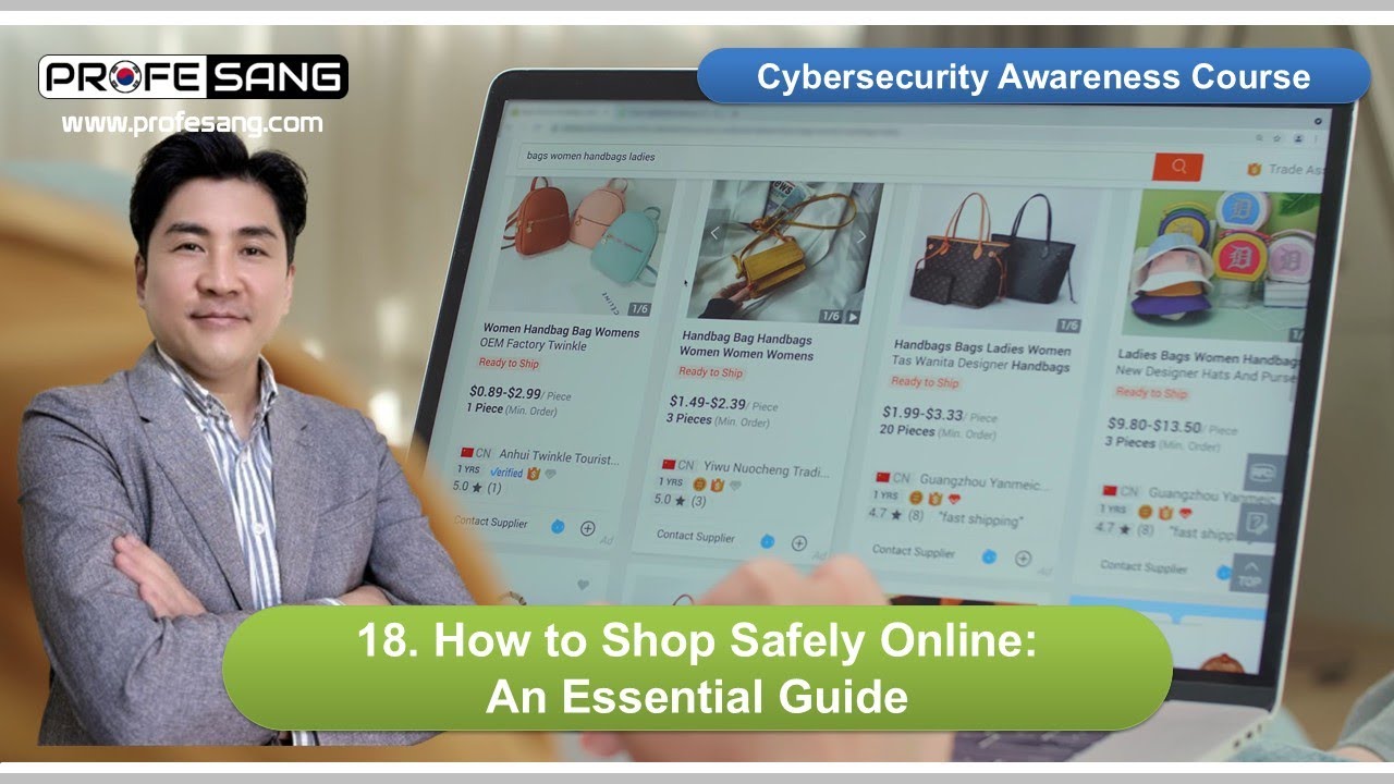 How to Shop Safely Online (Video 18 of the Cybersecurity Awareness Course)