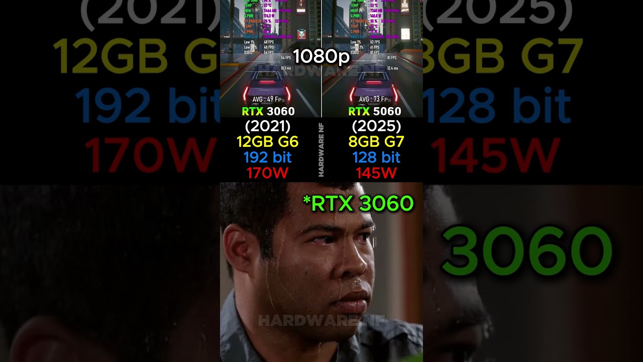 RTX 5060 VS RTX 3060 #pcgaming #pc #graphicscard #gpu #gaming