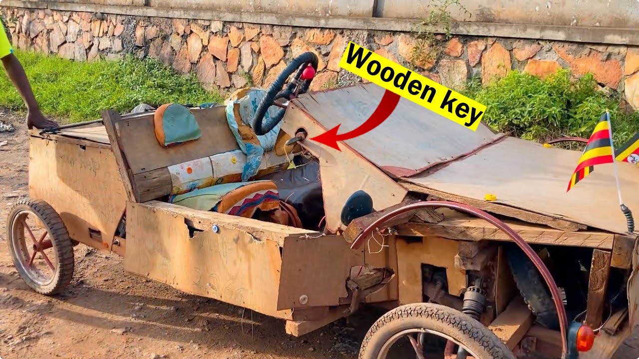 How This WOODEN CAR Was Made In An African Village