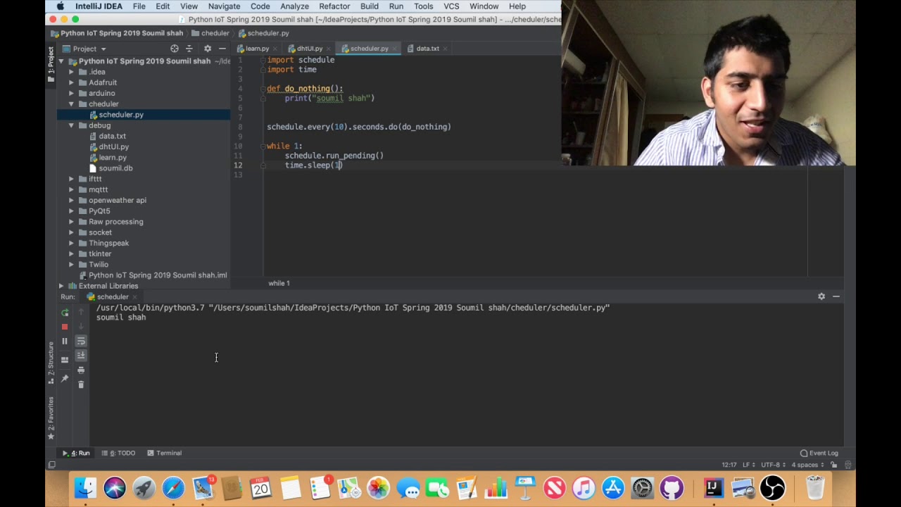 Как запускать скрипт на Python каждый понедельник или каждый день?