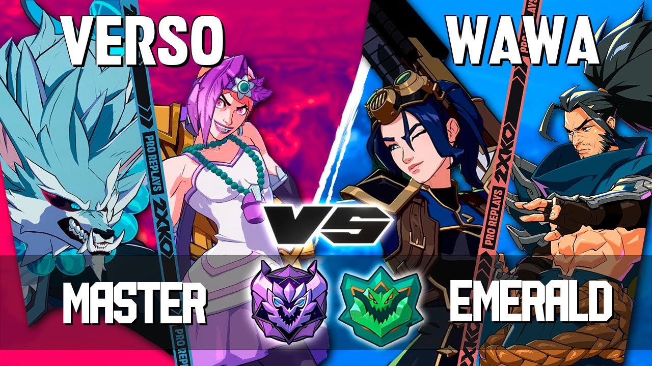 2XKO ▰ VERSO (Jinx-Warwick) vs WAWA (Caitlyn-Yasuo) ▰ 2XKO Pro level replays