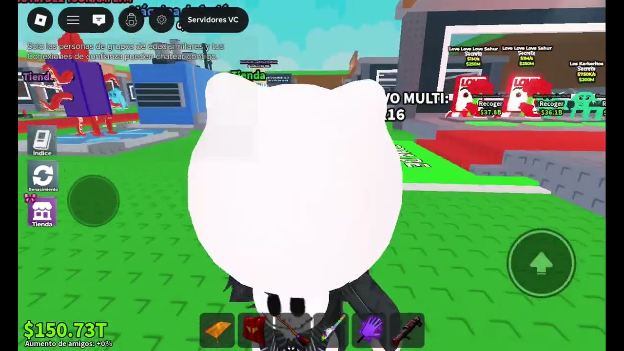 Abriendo lacky blocks de Steal a Brainrot
