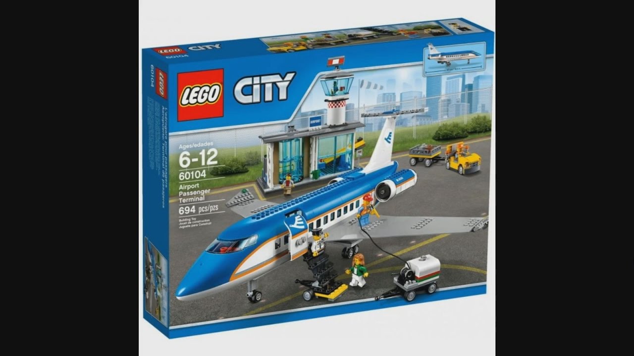 LEGO City 60104 Airport Passenger Terminal - instruction timelapse