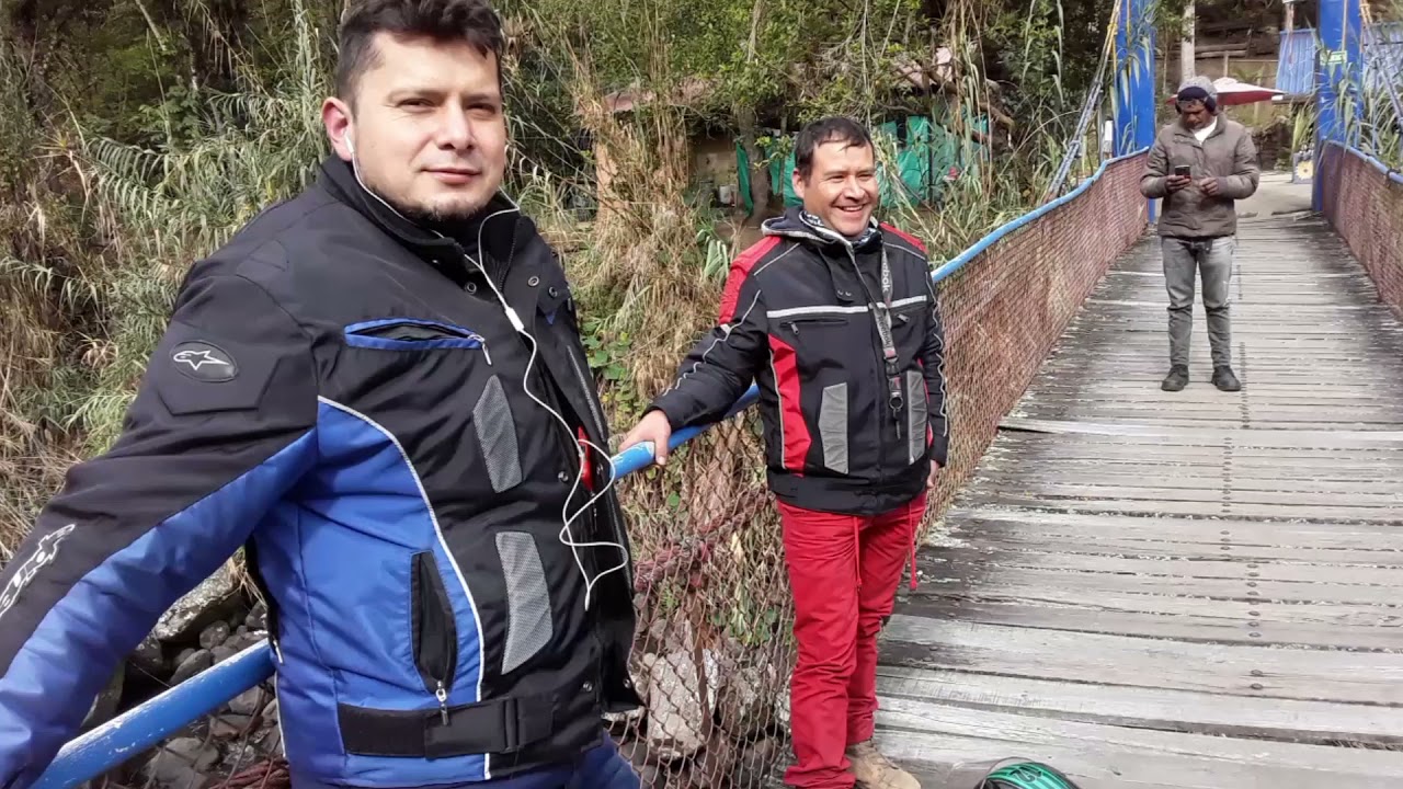 RUMBOA A  UBALA  / CUNDINAMARCA  - NOS PINCHAMOS Y PARTIMOS EL CHASIS DE MOTO - PARTE 1