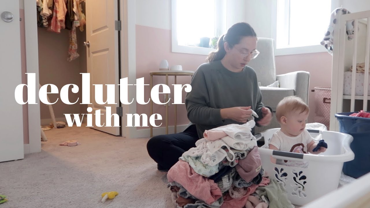 DECLUTTER With Me! | Organizing And Decluttering My Kids' Clothing