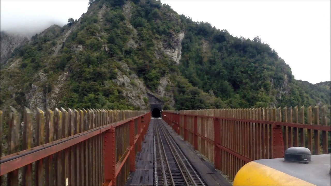 Driver's eye view - Highspeed TranzAlpine Part 1 - Christchurch to Arthurs Pass