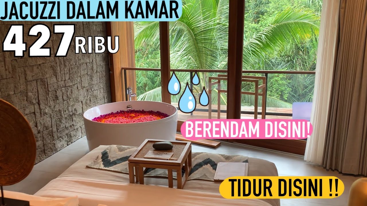 ADA JACUZZI | FIX KALO KE BALI WAJIB COBAIN HONEYMOON DISINI KAAMALA RESORT UBUD #jalanjalanekarizal