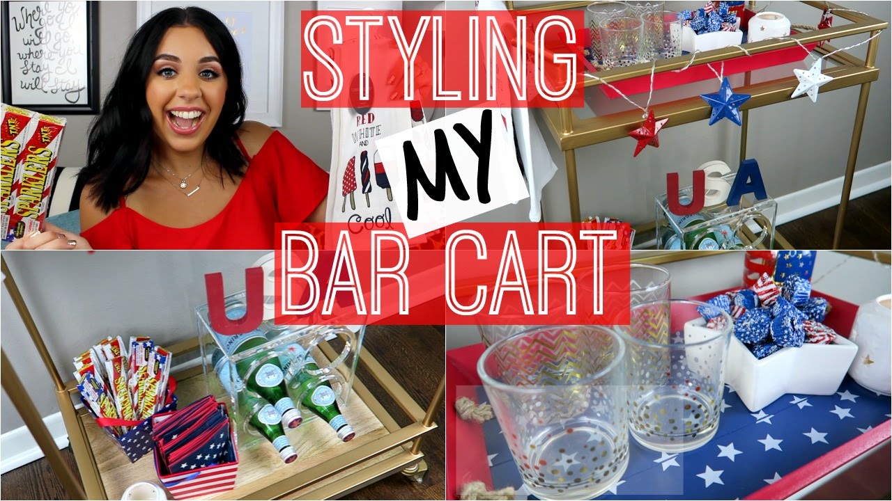 BAR CART DECOR & STYLING! SUMMER EDITION!