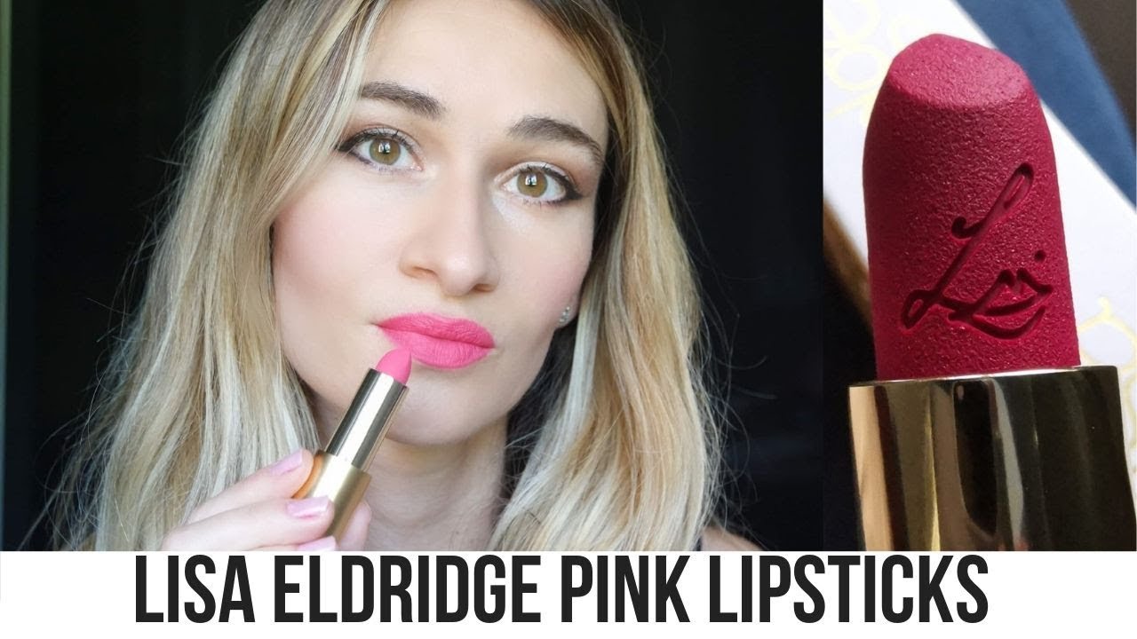 NEW LISA ELDRIDGE Lipsticks - Pink Collection Skyscraper Rose, Love of my life, Rainbow Spill
