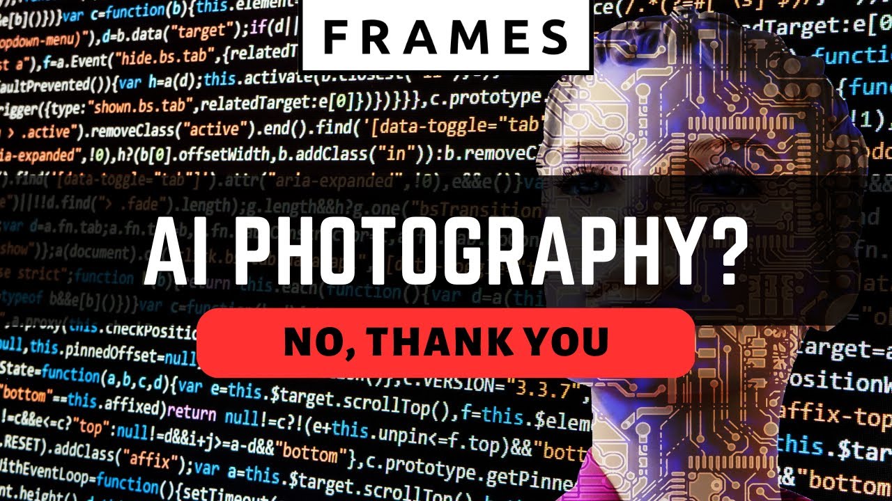 I Say NO To Artificial Intelligence Photography