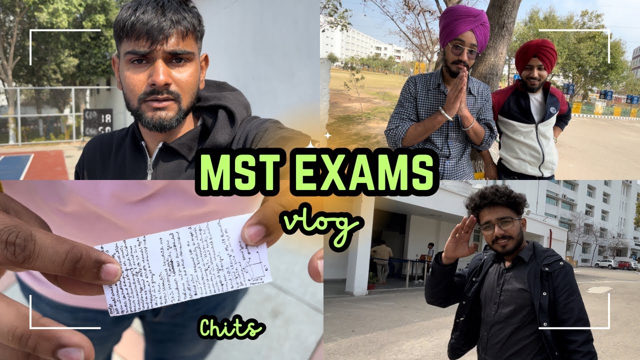 Mst exams chal rahe hai || CGC COLLEGE🎓 ||  