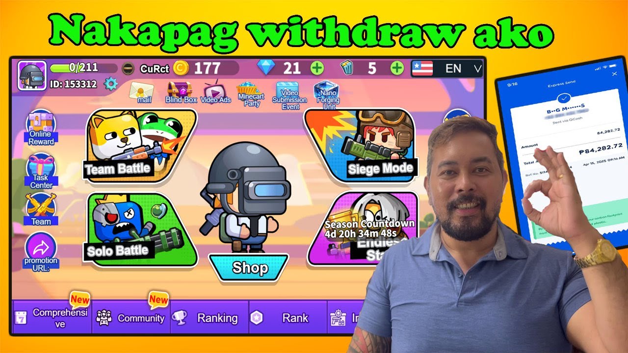 PLAY TO EARN NA FREE TO PLAY PA | GUN BATTEL PARTY STEP BY STEP GUIDE HOW TO EARN FAST