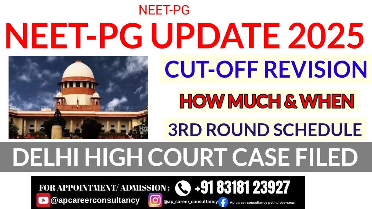 NEET-PG 2025 BREAKING NEWS | CUT-OFF REVISION ? HOW MUCH & WHEN | DELHI HIGH COURT CASE FILED @NBEMS