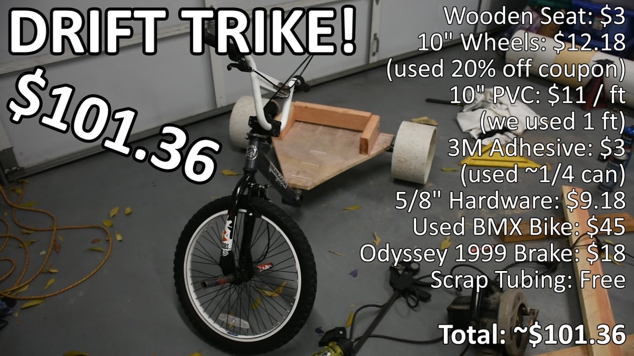$101 DRIFT TRIKE BUILD!