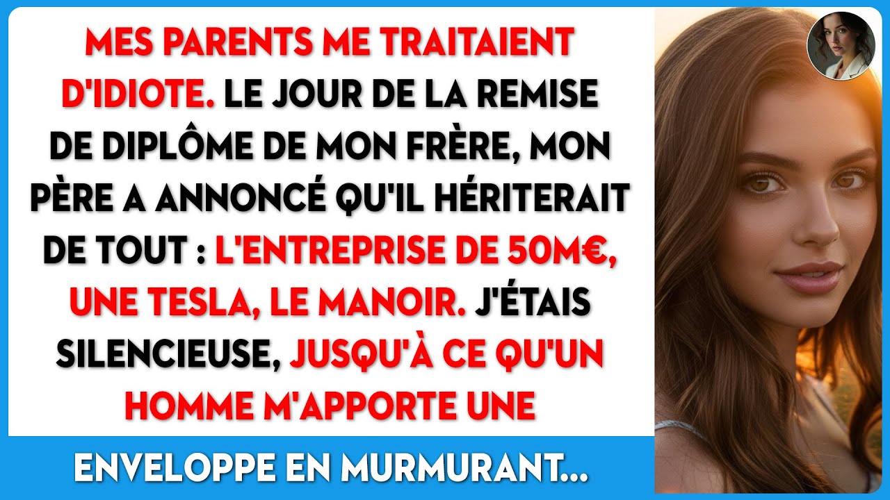 Mon frère a reçu une fortune. Pour moi, juste une enveloppe d'un inconnu.