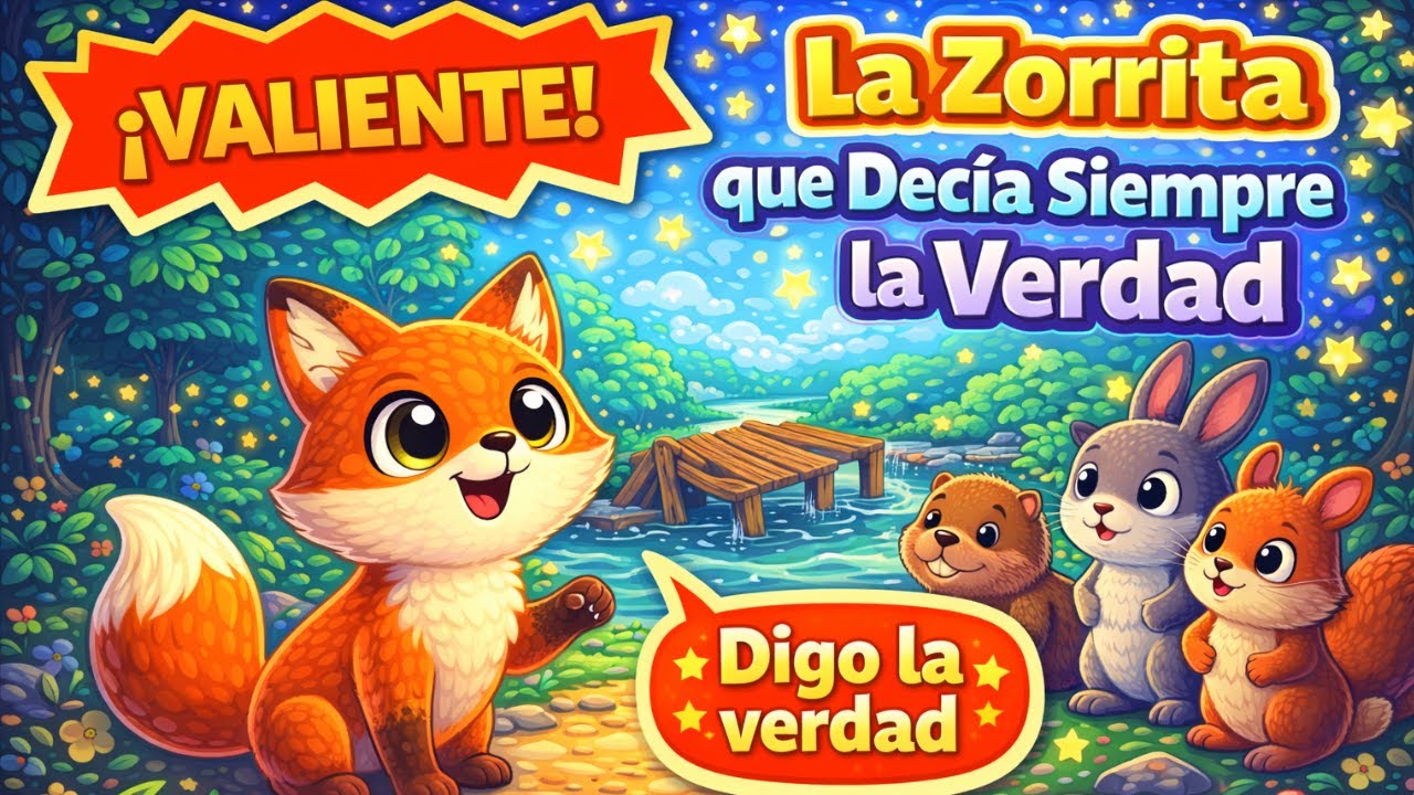 La Zorrita Valiente y la Verdad 🦊💛 | Cuento para Niños