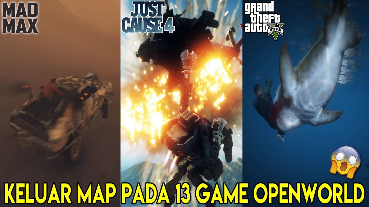 MULAI DARI BADAI GANAS, PESAWAT HANCUR, SAMPAI HIU! INILAH HUKUMAN KELUAR MAP PADA 13 GAME OPENWORLD