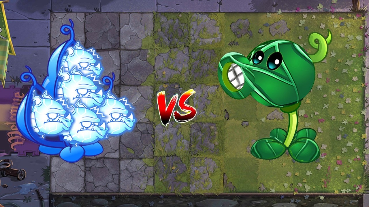 PvZ 2 Challenge - Team Plants Max Power Up In Arena #28 - Thunder Pod vs Zoybean Pea
