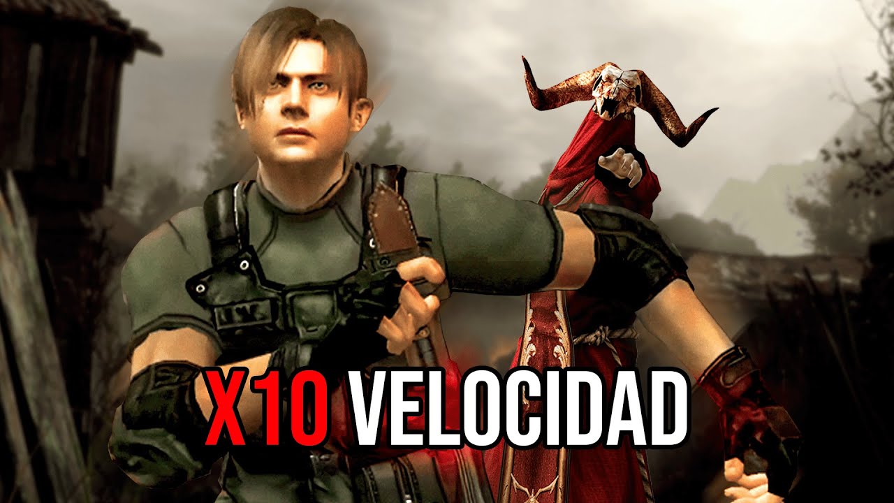 RE4 PERO SI TENGO UN ENEMIGO DETRAS DE MI AUMENTA LA VELOCIDAD