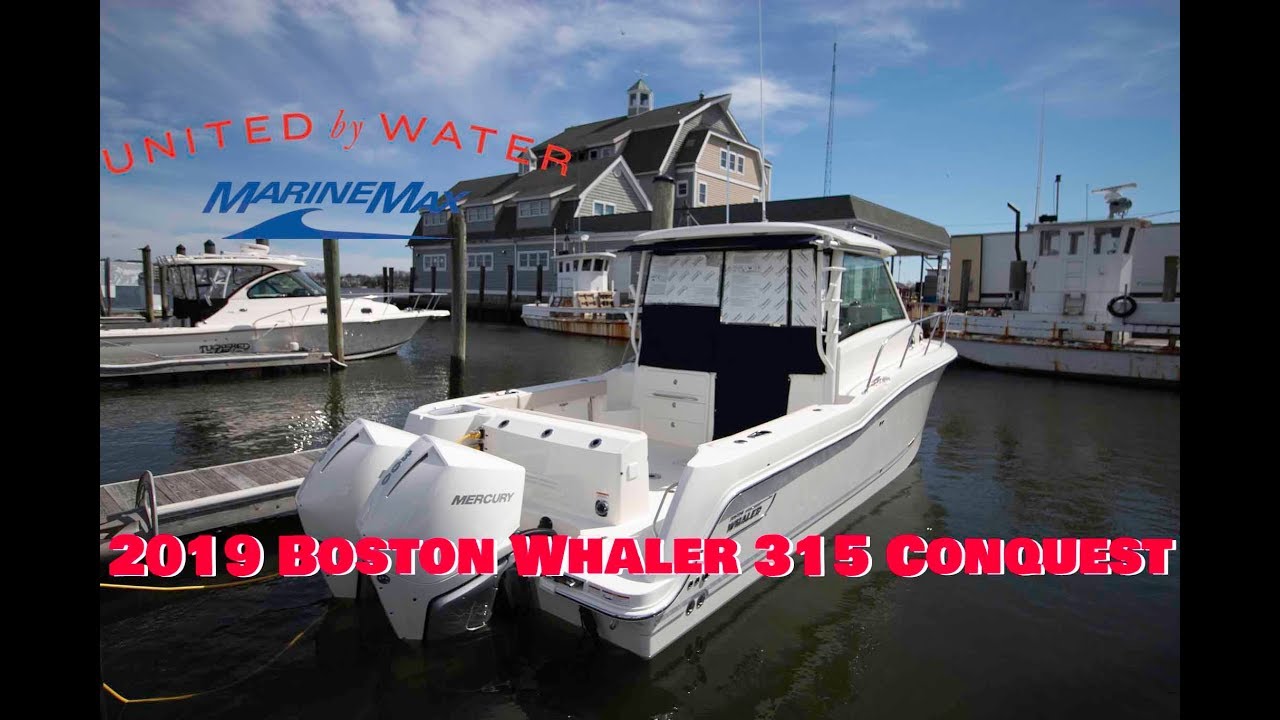Подробный обзор Boston Whaler 315 Conquest 2019 года