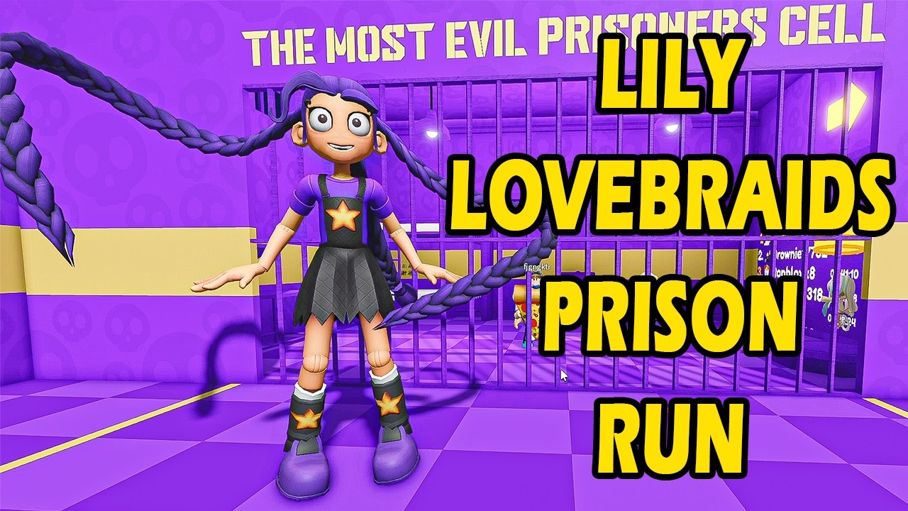 LILY LOVEBRAIDS PRISON RUN! (Obby) Roblox Gameplay Full Walkthrough Speedrun No Death 4K