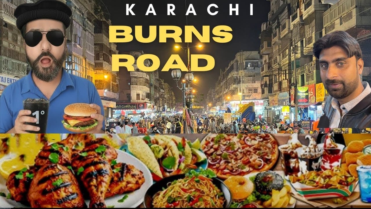 Burns Road Food Street Karachi 🇵🇰 | Pakistan's Most Famous Street Food in Night |@Atifkhanz