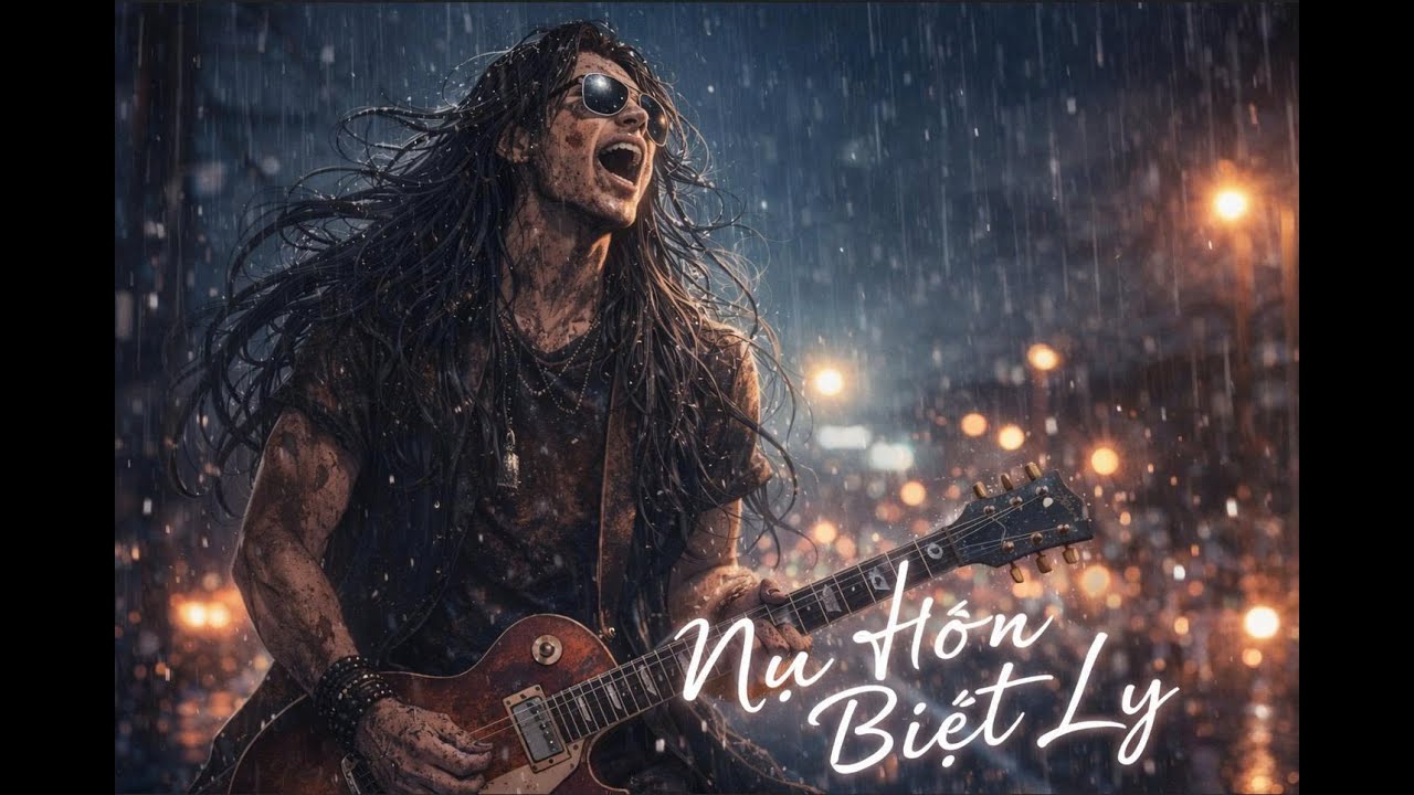 Nụ Hôn Biệt Ly  吻别   张学友  Nhạc Hoa Lời Việt Metal Rock Version
