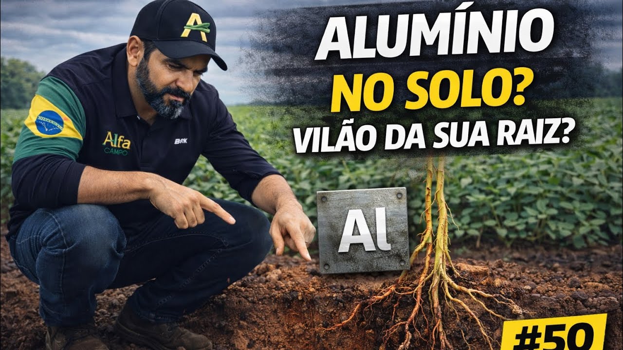 Como o alumínio afeta a raiz da soja e do milho?#50