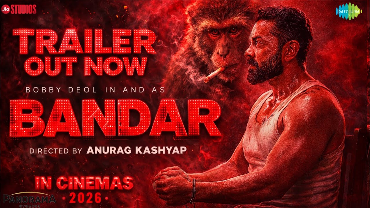 BANDAR - Official Trailer | Bobby Deol | Akshay Kumar | Rajpal Yadav | New Movies Trailer 2026