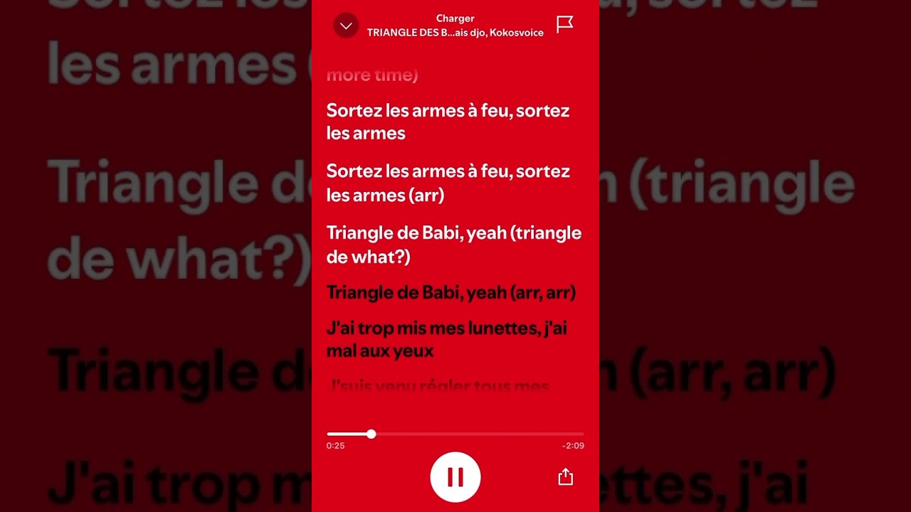 Charger - Triangle des Bermudes #charger #paroles #lyrics #parole #spotify #spotifyclone  #rap