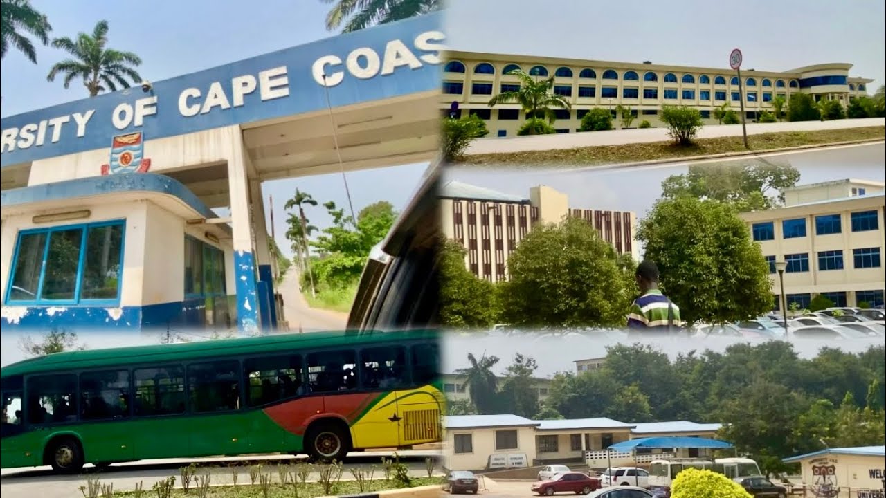 Drive 🚘 through University of Cape Coast 🎓 East & West gate 😇🥳😍