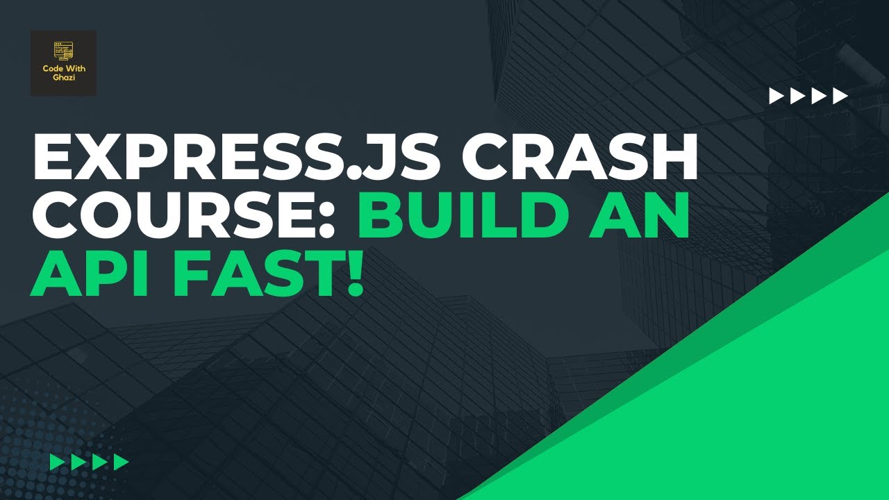 Express.js Crash Course | Build a RESTful API with Middleware in Just 30 Minutes!
