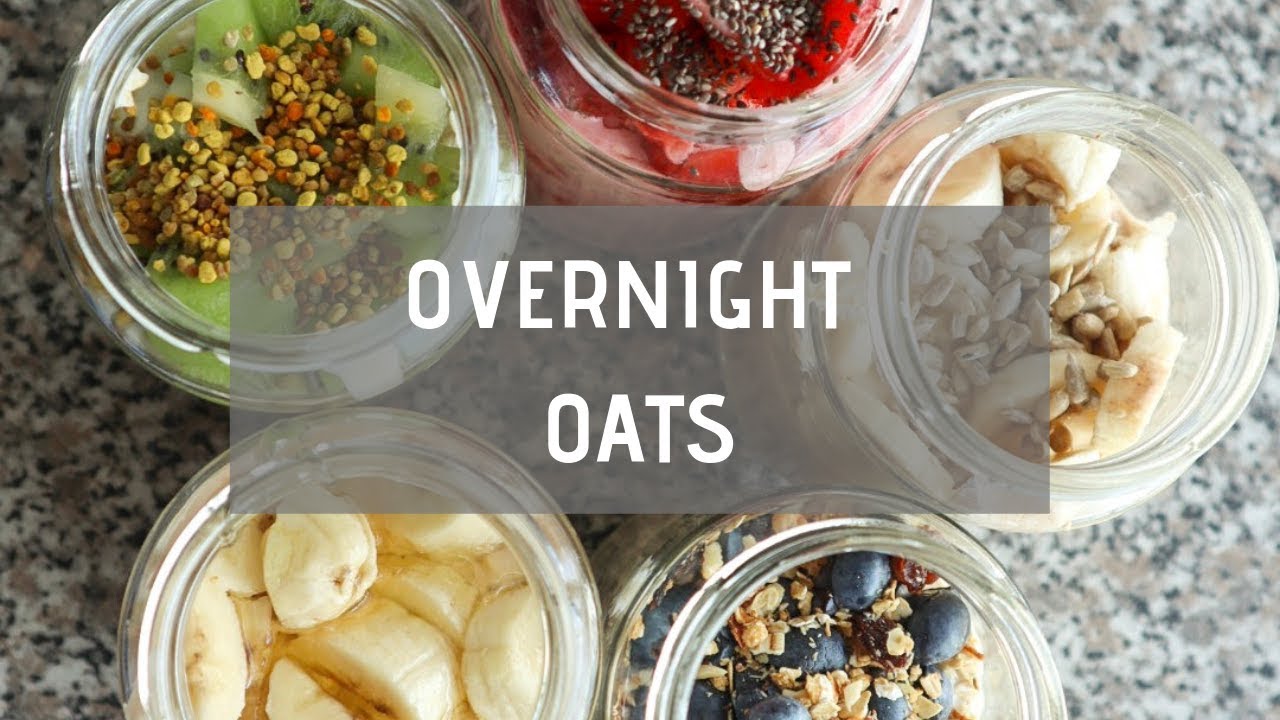 Overnight Oats / Aveia Adormecida - 5 receitas