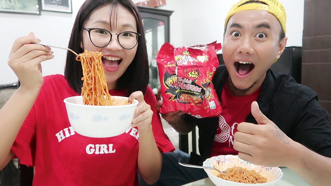 2X spicy noodle challenge🔥| with Subtitle