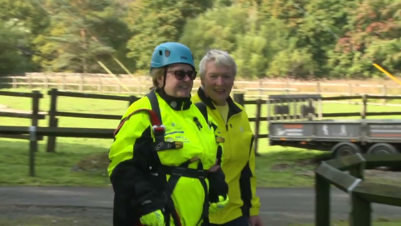 Empowered People Kielder 2024 Zip Wire. Rough cut.