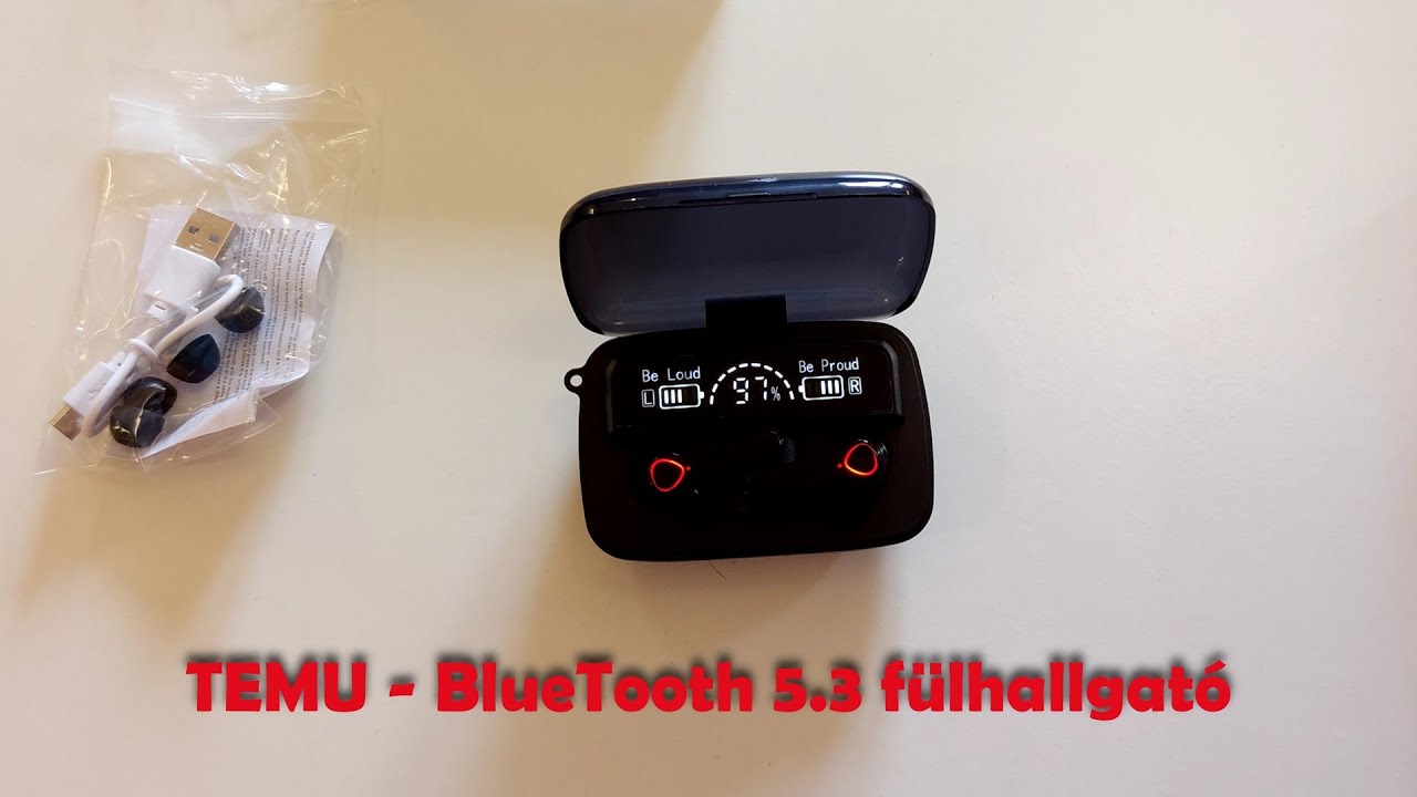 Temu - Bluetooth 5.3 fülhallgató