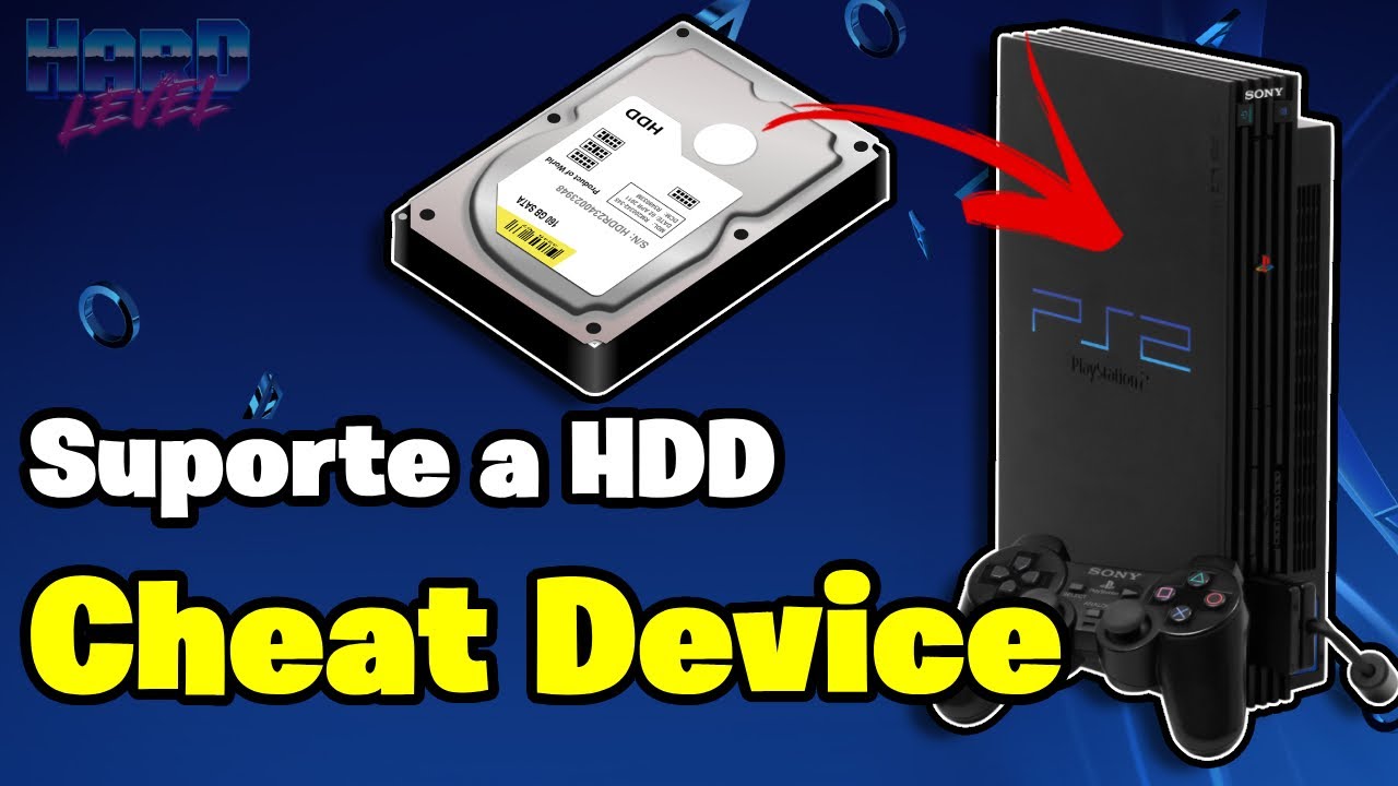 CheatDevice para PS2! Agora carrega códigos do HD Interno! App grátis estilo GameShark e CodeBreaker