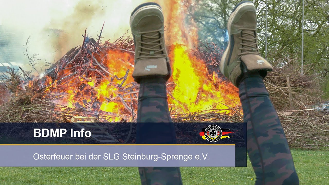 Osterfeuer bei der SLG Steinburg-Sprenge e.V. – Gemeinschaft & Tradition im Schießsport