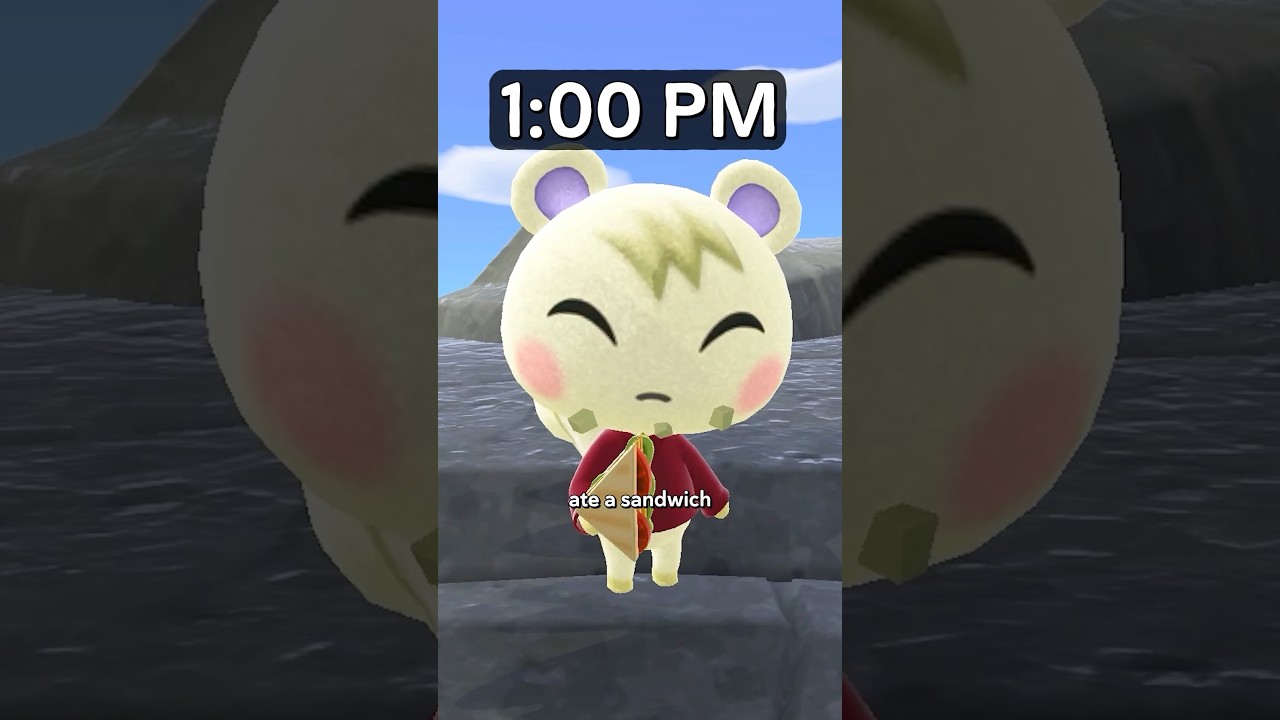Как жители деревни проводят 24 часа в Animal Crossing?
