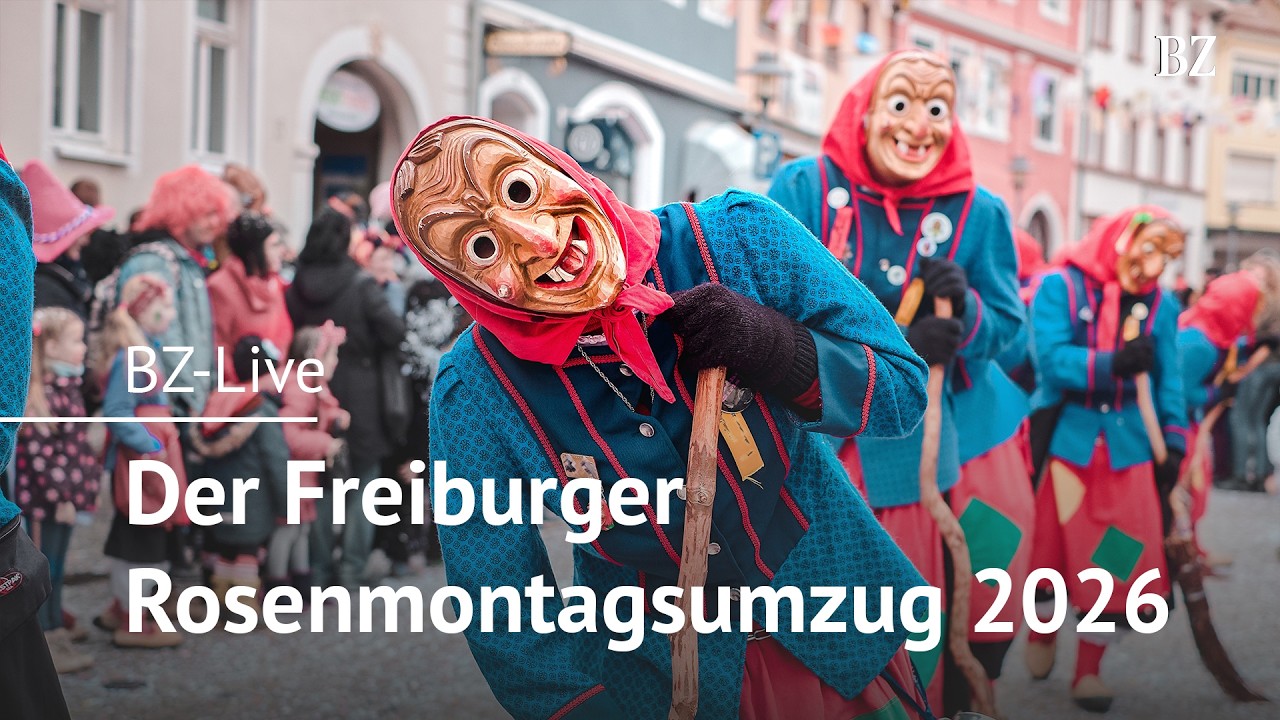 Rosenmontagsumzug in Freiburg 2026