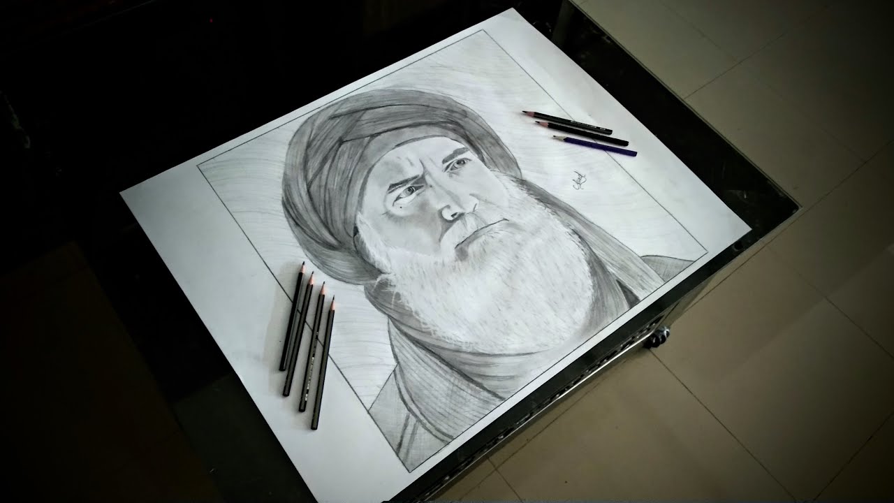 ibn Arabi (Osman Soykut) sketch | dirilis Ertugrul fan