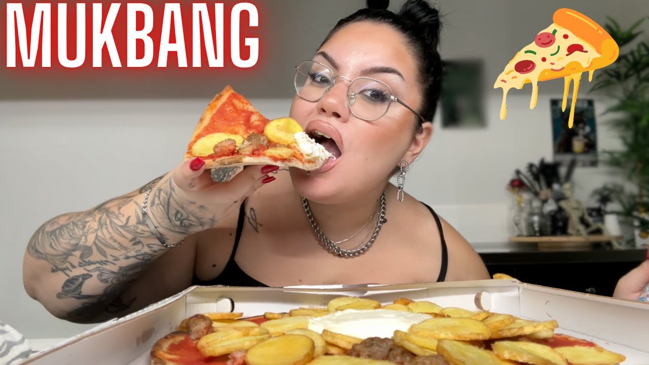 MUKBANG PIZZA NOTTURNO * vi parlo di qualcosa di molto importante * / chiara paradisi