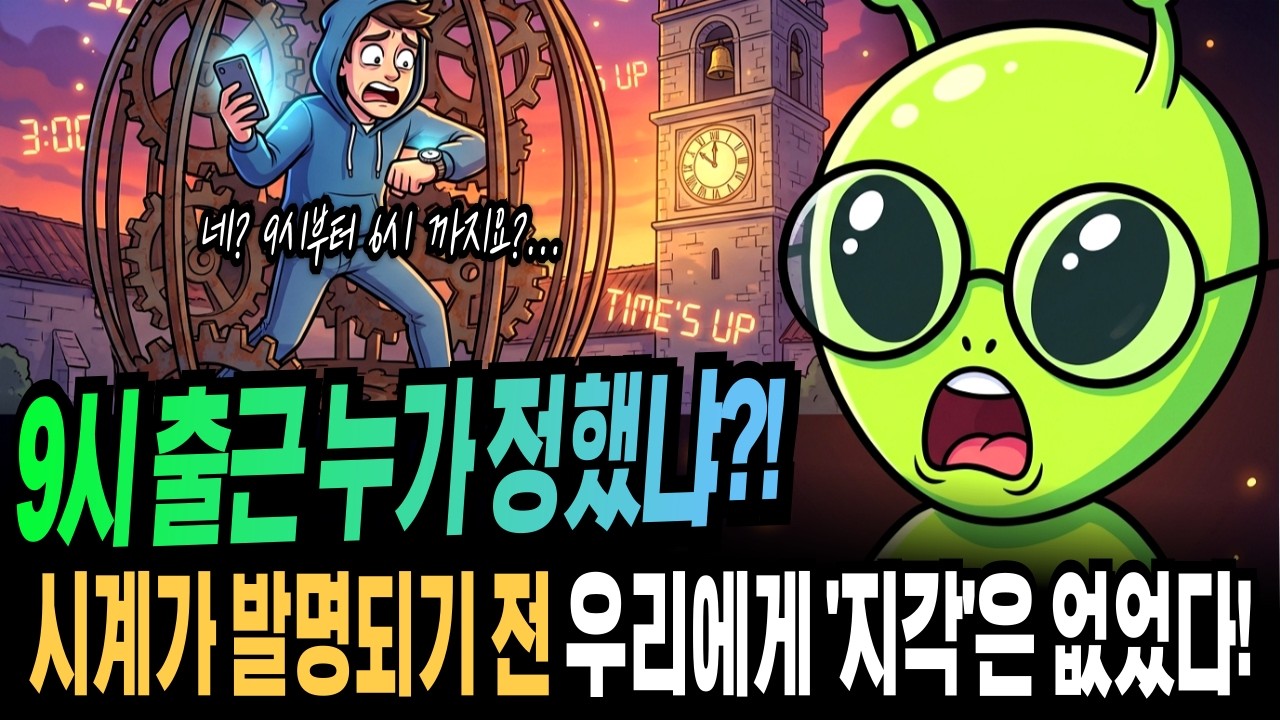 시계가 발명되기 전, 인류에게 '지각'이란 단어는 없었다! 시간의 역사 이야기