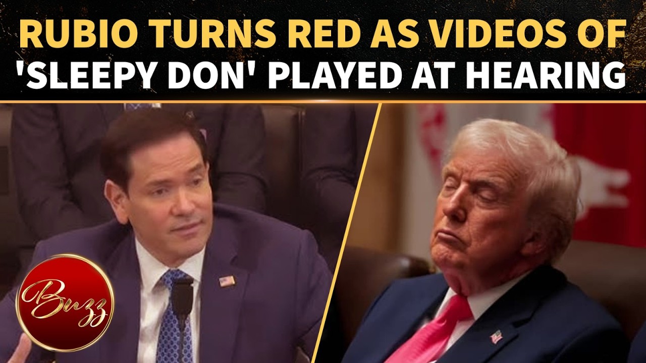 'You Just Lied': Marco Rubio Made To Watch 'SLEEPING TRUMP' Clips At HEATED Congress Hearing By Lieu