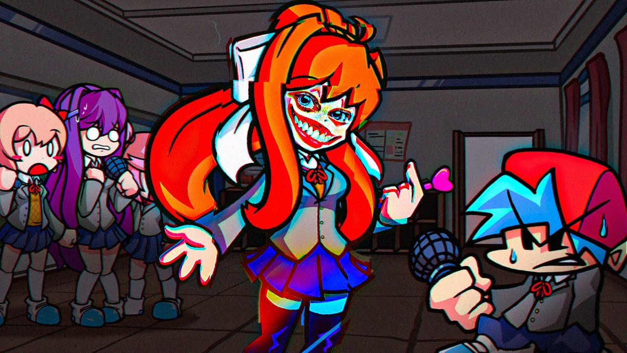 A MONIKA DESTRUIU FRIDAY NIGHT FUNKIN! Doki Doki Takeover MOD