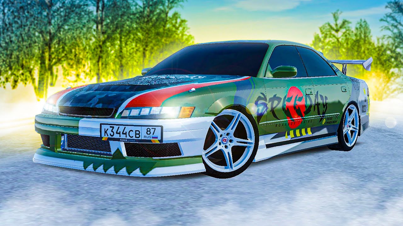 ДРИФТ-ИСТРЕБИТЕЛЬ! ОБНОВЛЁННЫЙ TOYOTA MARK 2 X90 В ПОИСКЕ СТОЛБА! ( Radmir RP )