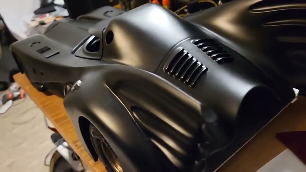 Custom 1/10th scale 3d printed 1989 Batmobile update