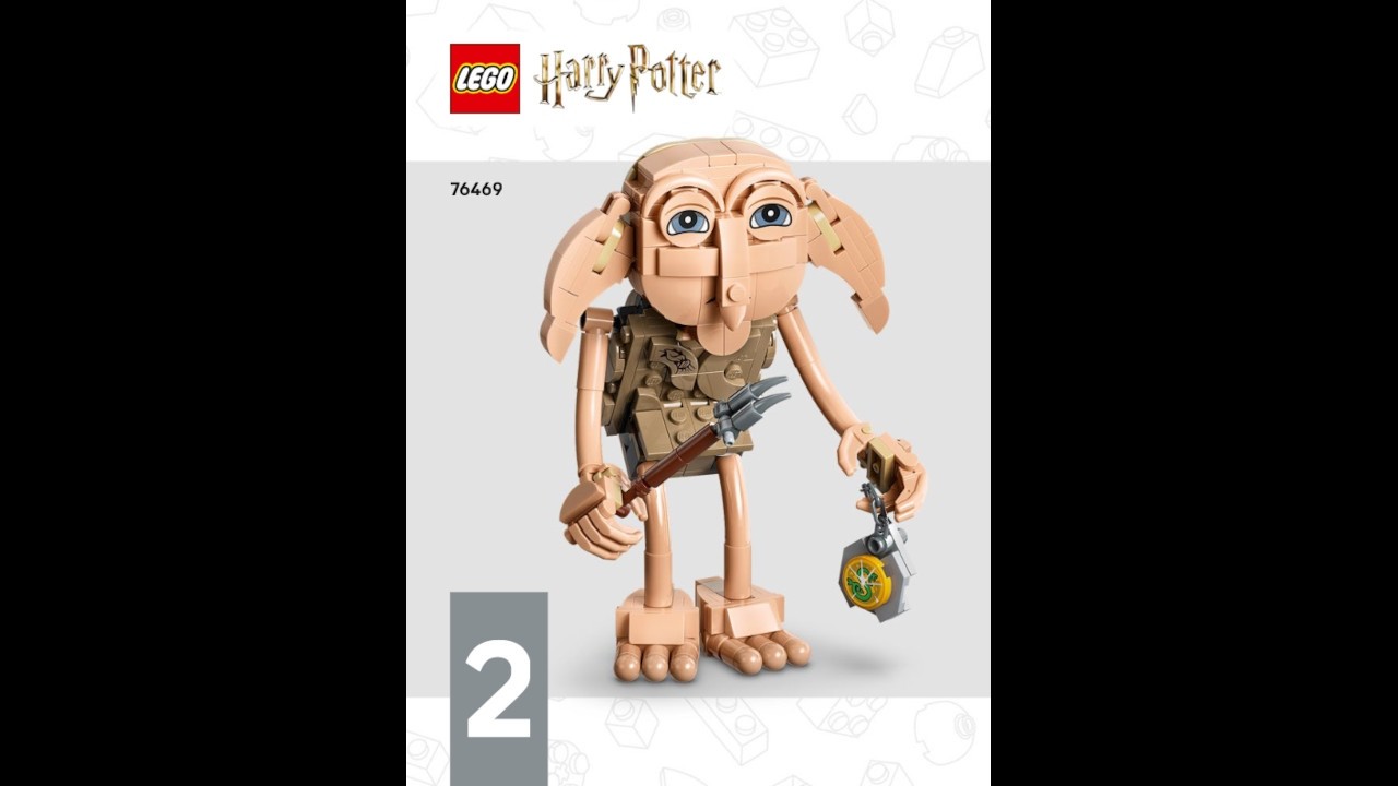 LEGO 76462 Instructions | Harry Potter | Dobby the Free Elf | Book 2: Kreacher | 2in1