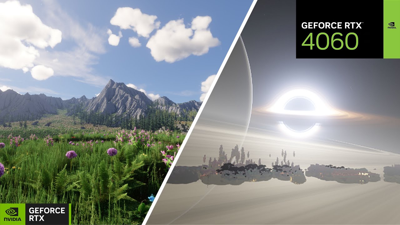 Minecraft Distant Horizons Mod and IterationT 3.2.0 Shader Gameplay | RTX 4060 Laptop