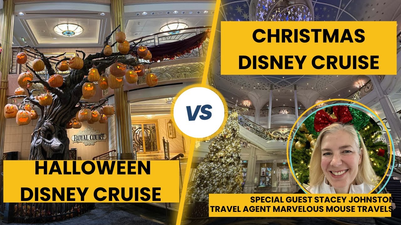 Halloween vs Christmas Disney Cruise